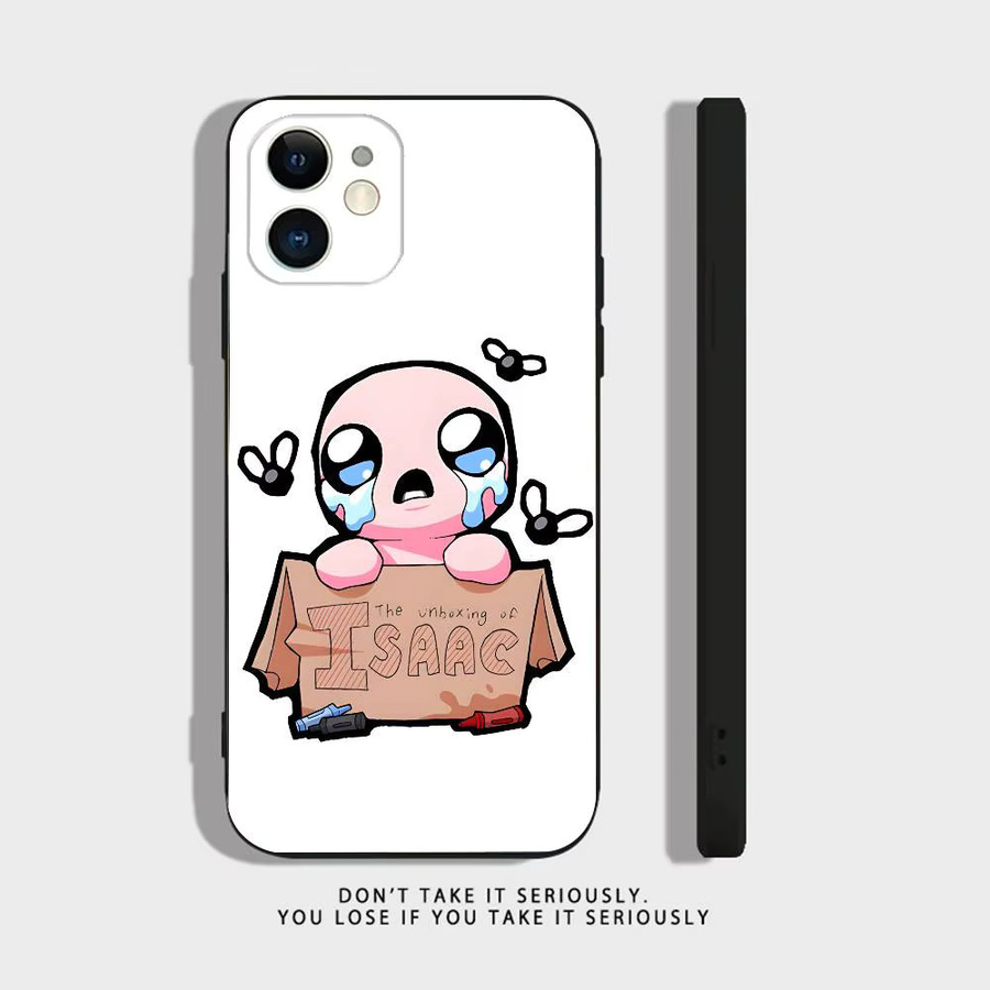 The Binding of Isaac Silikon Handyhülle für iPhone (alle Modelle), Schwarz, Stoßfest - Bild 2