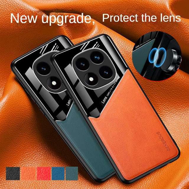 Magnetische Schutzhülle für Xiaomi Redmi Note 15 Pro 5G und Note 14 Pro+ Plus in Blau mit stoßfestem Rahmen - Bild 1