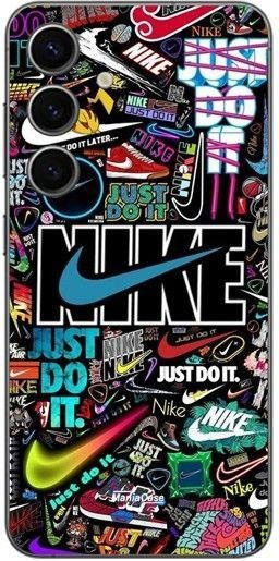 Samsung Galaxy S25 Plus Schutzhülle im Nike Air Style mit Pikachu und Goku Design in Schwarz und Bunt - Bild 1