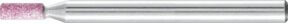 PFERD TOOLS STEEL Schleifstift Zylinder Ø 2x5 mm Schaft-Ø 3 mm A100 für Stahl und Stahlguss in Pink - Bild 1