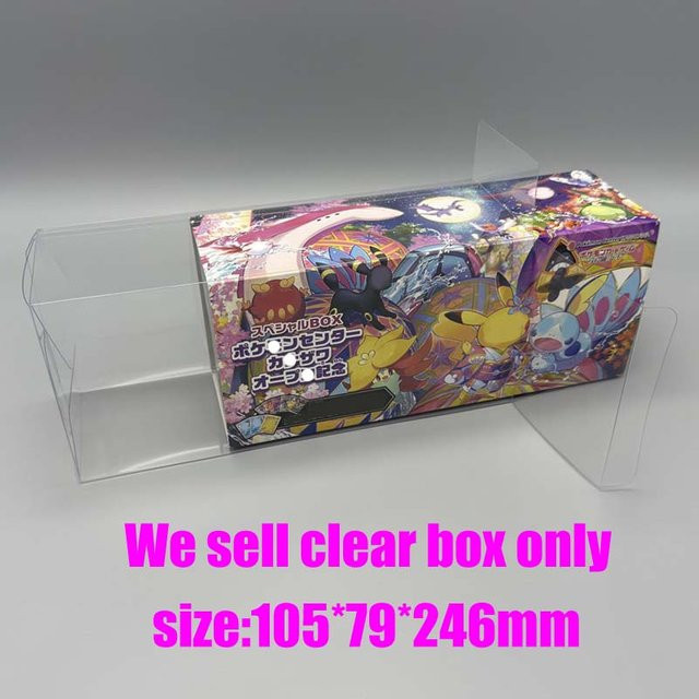 Xunbeifang PET-Box transparente Schutzhülle als Ersatzabdeckung für TCG Goldenzord Vitrinen - Bild 1
