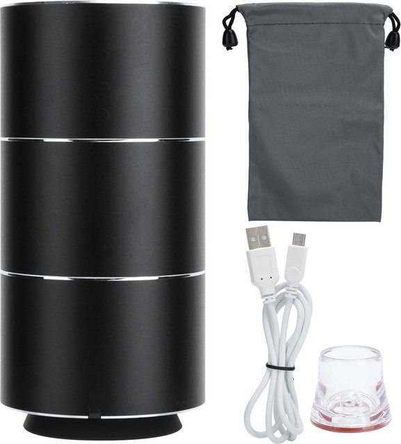 Tragbare elektrische Mini-Vakuumierpumpe von Tooarts in Schwarz und Grau mit USB-Stromversorgung und Auto-Shutoff-Funktion - Bild 1