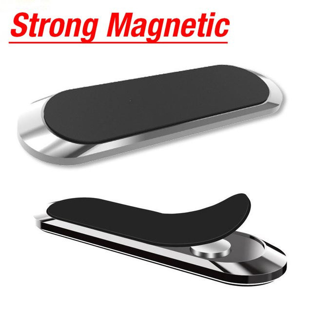 VIKEFON Mini Magnetische Auto Telefonhalterung in Silber für iPhone und Samsung sowie Xiaomi zur Navigation am Lüftungsschlitz - Bild 1