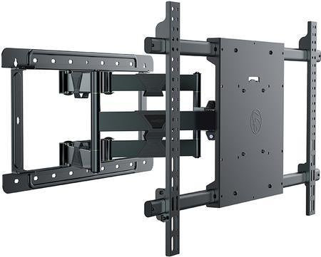 HAGOR BrackIT XXL HD II Wandhalterung mit Gelenkarm und VESA-Halterung für Flachbildschirme von 65 bis 98 Zoll, Schwarz, VESA: 200 x 200 mm - Bild 1