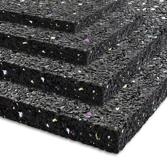 KARAT Antivibrationsmatte Schallschutzmatte in Schwarz, Breite: 125 cm, Tiefe: 450 cm, Stärke: 1,97 cm - Bild 1