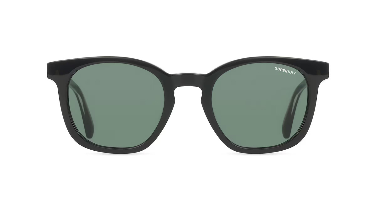 Superdry SDS 5031 Sonnenbrille, Vollrand, quadratisch, Kunststoff, Unisex, schwarz - Bild 1