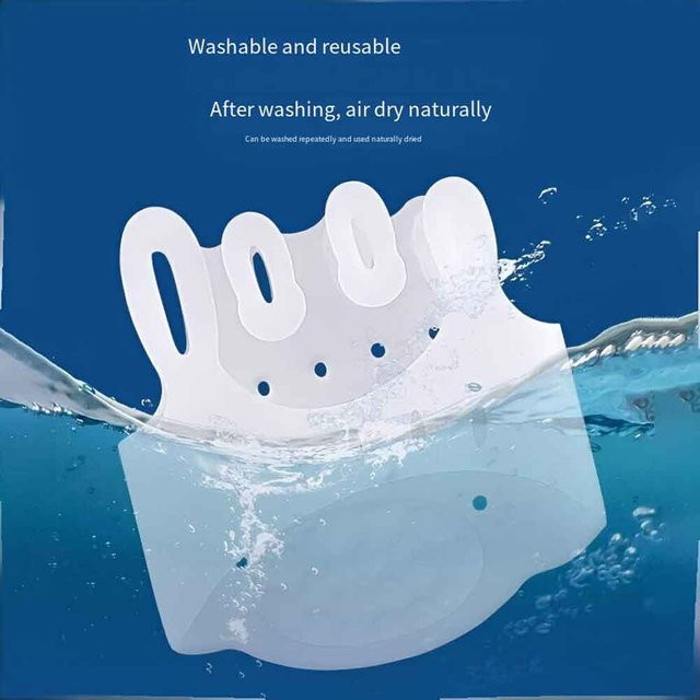 vvocci Silikon-Vorfuß-Separator-Kissen, 2 Stück, Unisex, M9 White - Bild 1