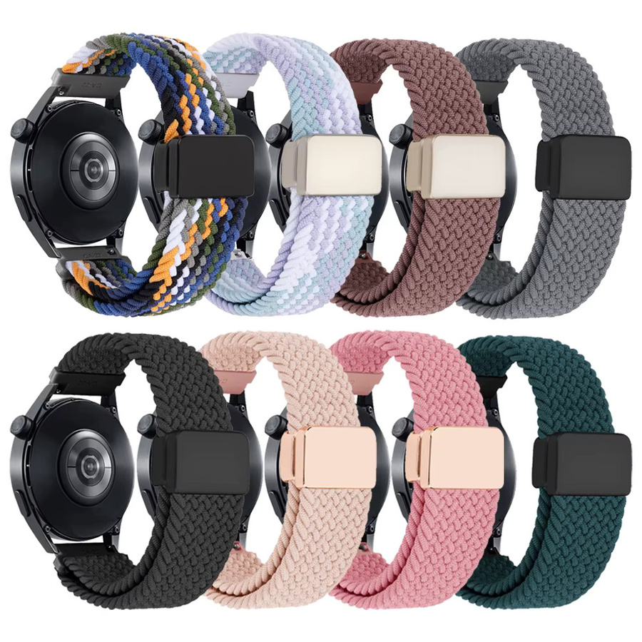 Huawei Uhrenarmband Nylon, Schwarz, Unisex - Bild 4