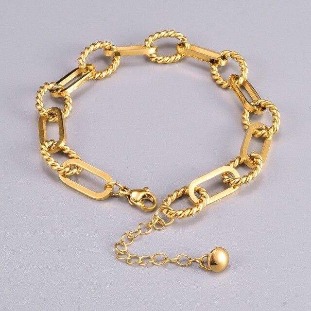 Allbestart Kettenarmband, 18 Karat Gold, Damen - Bild 1