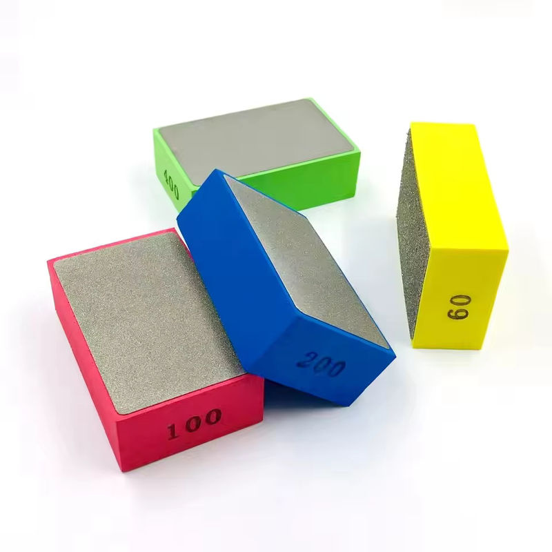 Skeyo Diamant-Handpolierpads als Glas-Schleifblock-Pad für Fliesen, Keramik, Stein und Marmor - Bild 4