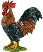 Schleich Farm World Hahn Spielfigur aus der Bauernhofwelt