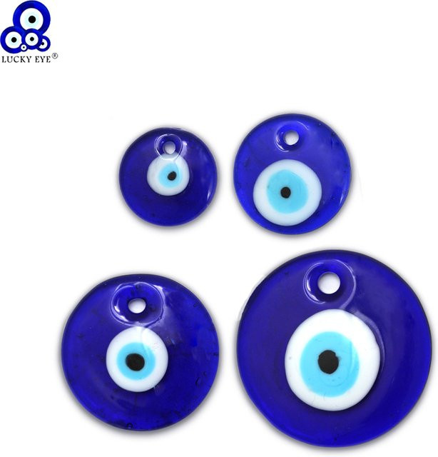 Anhänger Glas, Blau, Lucky Eye, Damen - Bild 1