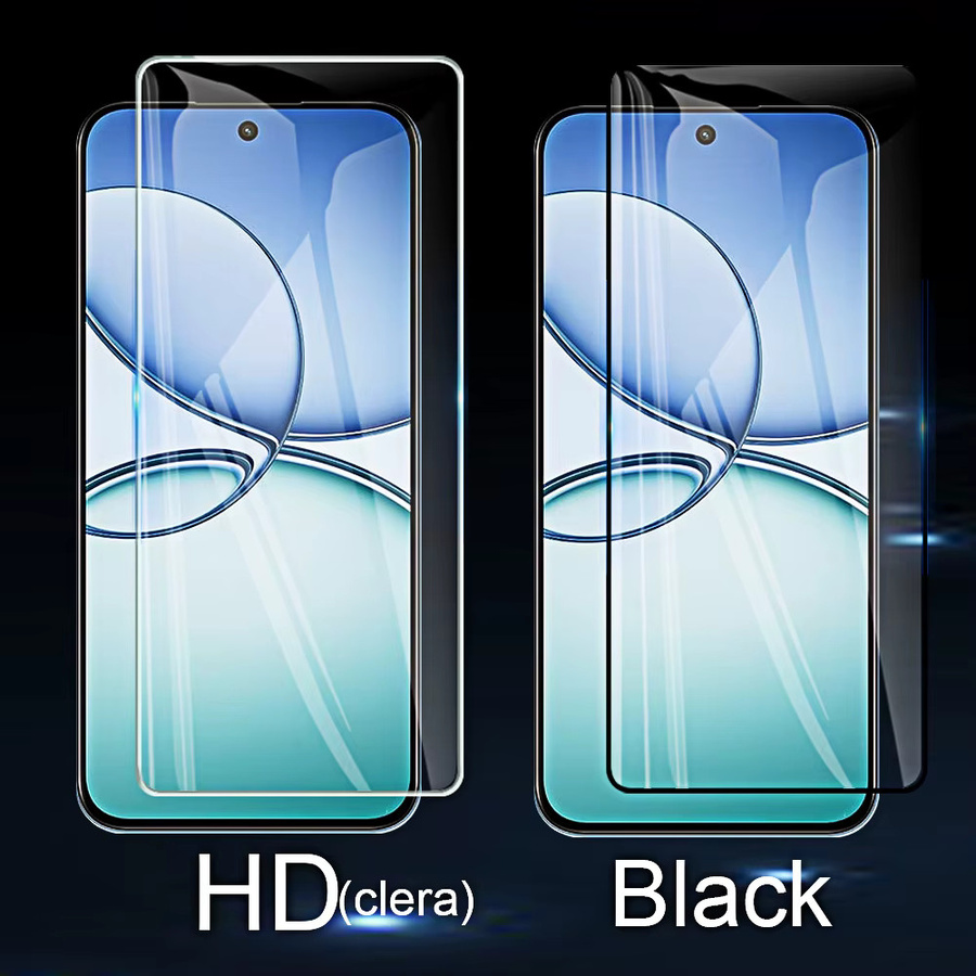 4er-Pack Displayschutzfolien aus gehärtetem Glas für Realme 15T und 14T, transparente Vollabdeckung - Bild 2