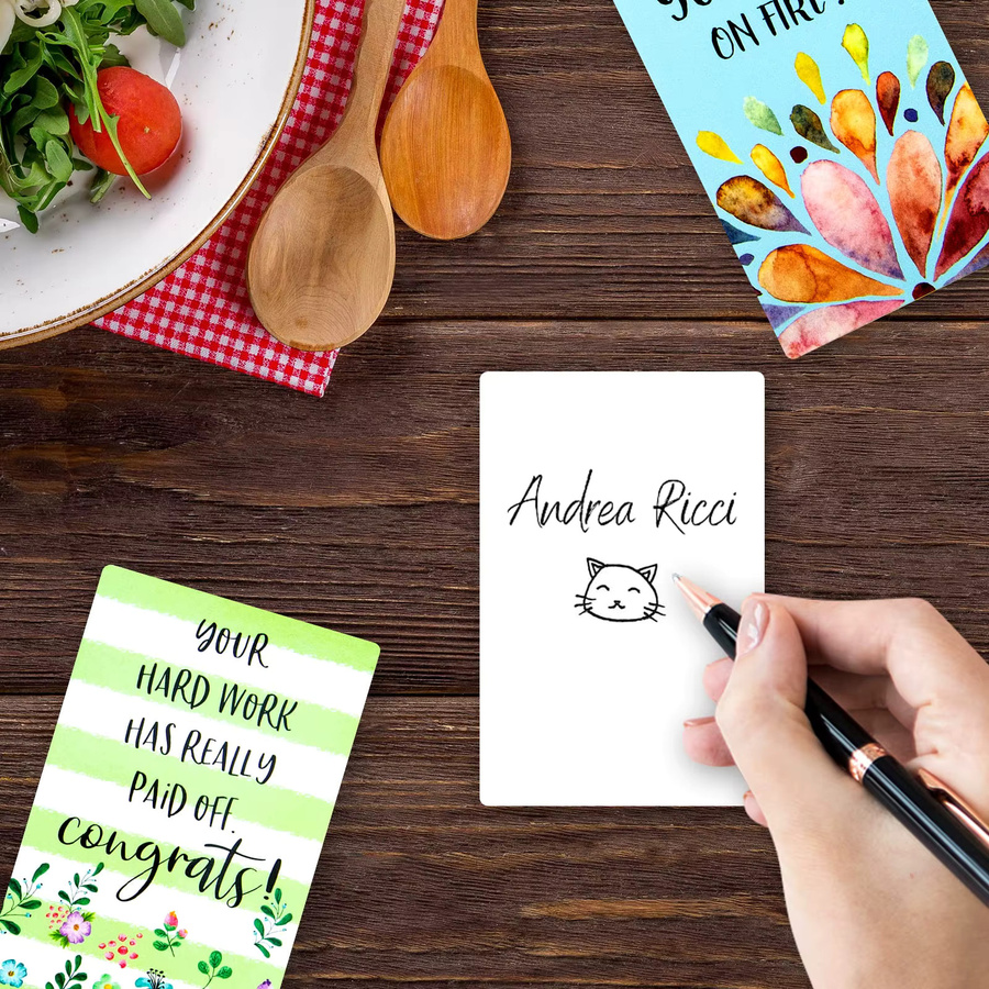72 Stück positive Bestätigungskarten für Frauen und Männer, inspirierende und ermutigende Notecards in Multicolour - Bild 3