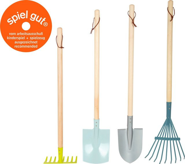 Small Foot Gartenwerkzeug-Set aus Metall und Holz, mehrfarbig - Bild 1