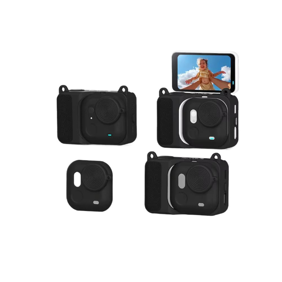 Insta360 GO Ultra Silikonhülle in Schwarz für Objektivschutz und Staubschutz der Actioncam - Bild 6