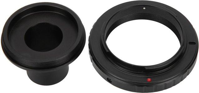 Shoemst Mikroskop T-Mount Verlängerungstube T2 Mount Adapterring für Nikon F Mount Kamera, Schwarz - Bild 1