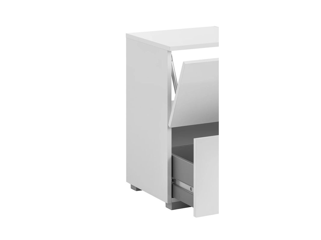 Schildmeyer Waschbeckenunterschrank Carlos in Weiss, B/H/T: 40,2 x 59,1 x 35 cm - Bild 2