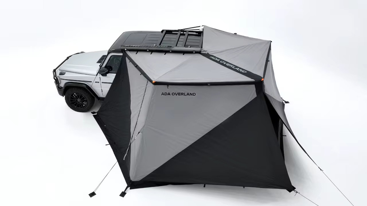 ADA OVERLAND Freistehende Auto-Seitenmarkise mit Graphen-Beschichtung und 270 Grad Schutz für Camping und 4x4 Autozelte - Bild 2
