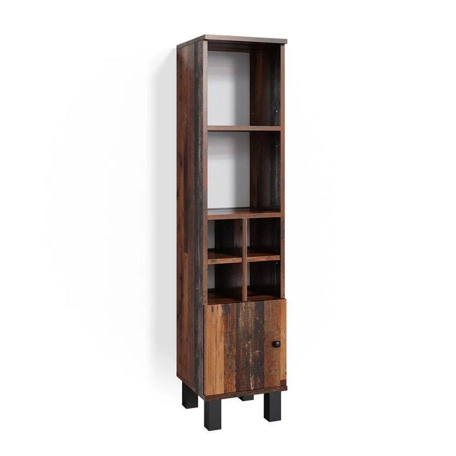 Vicco Midischrank Fynn Old Style Badschrank Eiche Rustikal Braun B/T/H: 30 x 30 x 130 cm - Bild 3