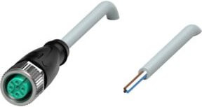Pepperl+Fuchs Kabeldose V1-G-2M-PUR grau 4-polig M12 gerade A-kodiert - Bild 1