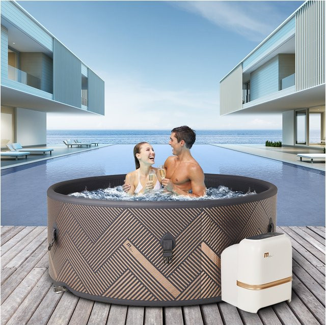 Miweba MSpa Whirlpool Frame Mono F-MO062 mit Drop-Stitch Technologie und UVC+ Reinigung für 6 Personen - Bild 1