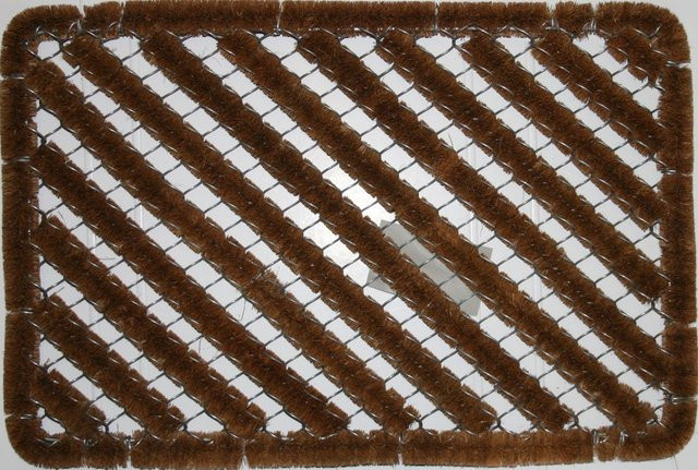 ASTRA Kollektion Fußmatte Coco Brush aus Kokos in Braun und Schwarz, B/T: 60 x 40 cm - Bild 2