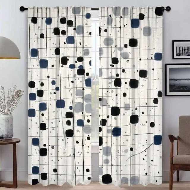 Shades Diamant Moskitonetze als Verdunkelungsvorhang aus Tüll für Wohnzimmer und Schlafzimmer, Farbe: Weiß, B: 50 cm, H: 70 cm, 2 Stück - Bild 1