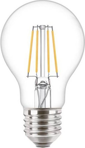 Philips LED Glühlampe E27 Warmweiß 4,3W (entspricht 40W), Durchmesser: 6,0 cm, Länge: 10,6 cm - Bild 1