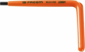 Facom Stiftschlüssel 1000V VSE 6 mm aus gehärtetem Stahl in Orange - Bild 1