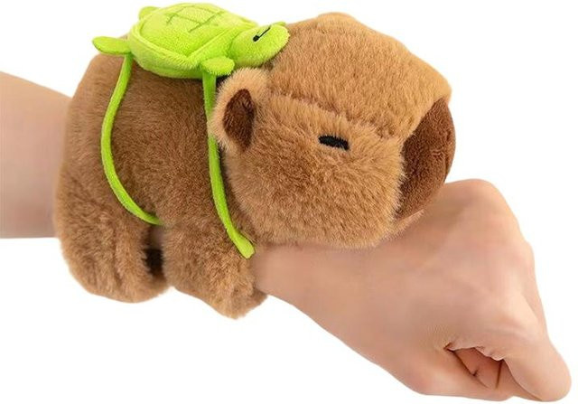 Linyi toy Capybara Plüsch Armband, braun, ab 14 Jahren - Bild 1
