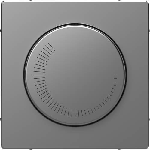 Merten Dimmer-Abdeckung aus Edelstahl in Silber glänzend - Bild 1