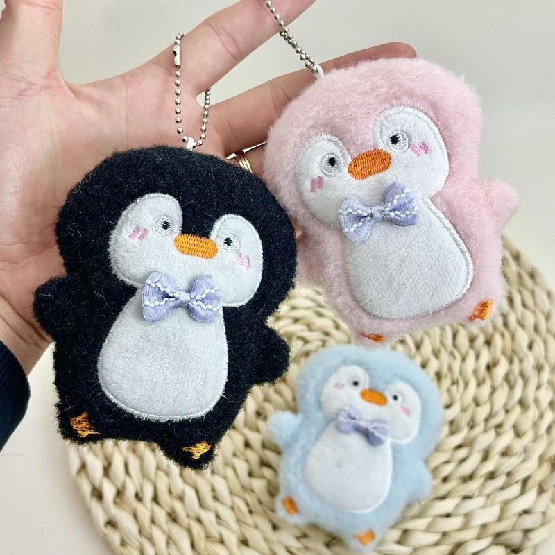Yiran toy 1 Pinguin Plüsch Schlüsselanhänger Stofftier Bunt / Mehrfarbig - Bild 3