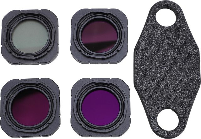 Igeteck ND CPL Filter Set für Pro 2 Action Kamera, Schwarz, mit ND8 ND16 ND32 Polarisator - Bild 1