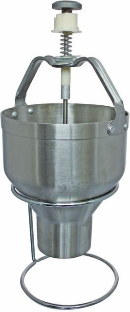 Schneider Teigdosierer mit Ständer aus Edelstahl in Silber, Volumen: 2 l, Durchmesser: 16,7 cm - Bild 1