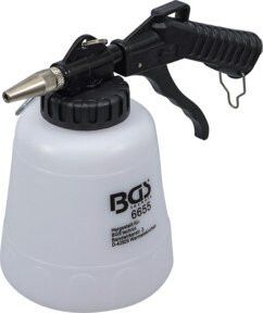 BGS Druckluft-Sodastrahlpistole in Weiß mit 1 l Füllmenge - Bild 1
