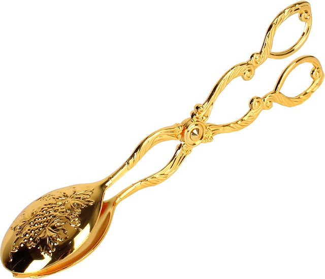 Multifunktionaler FEB.WIND Lebensmittelclip aus Metall in Gold für Obst, Salat, Kuchen und Gebäck - Bild 1