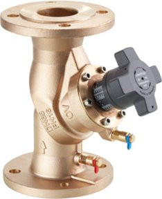 Oventrop Strv. Hydrocontrol VFR DN 80 Kombination aus Rotguss in Gold-Optik mit Flanschanschluss PN 16 - Bild 1