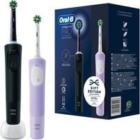 Oral-B Vitality Pro D103 Duo Elektrische Zahnbürste in Schwarz/Lila - Bild 1