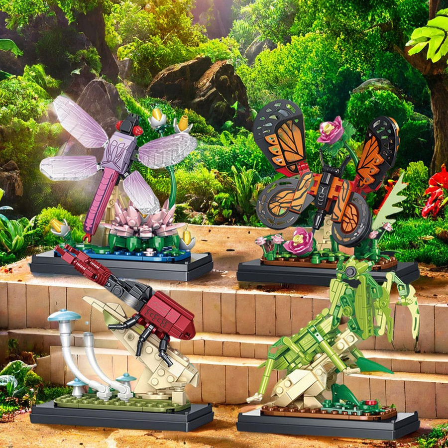 Yiran toy Insekten Konstruktionsbausteine 161-teiliges Set - Bild 3