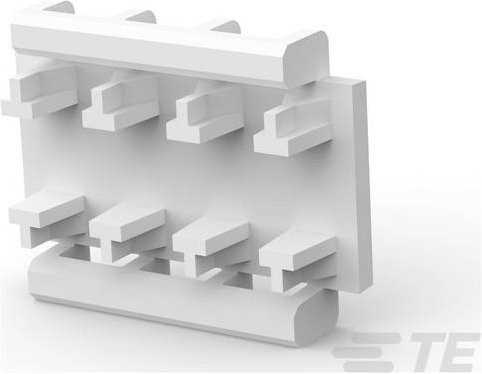 TE Connectivity Buchsengehäuse-Kabel 643071-4 in Weiß - Bild 1