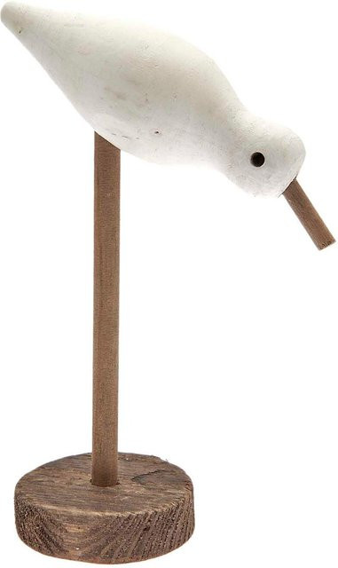 Rico Design Aufsteller Möwe aus Holz in Weiß, B: 15 cm, T: 9,5 cm, H: 23 cm - Bild 1