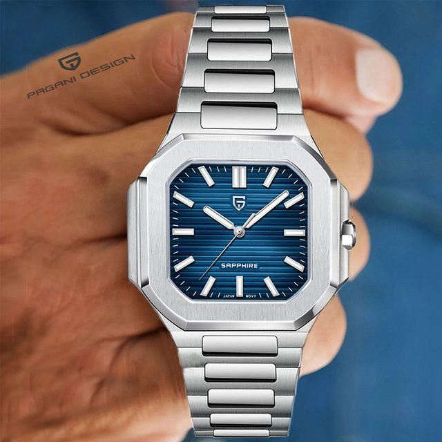 PAGANI DESIGN Armbanduhr, Quarz, Edelstahl, Saphirglas, Herren - Bild 1