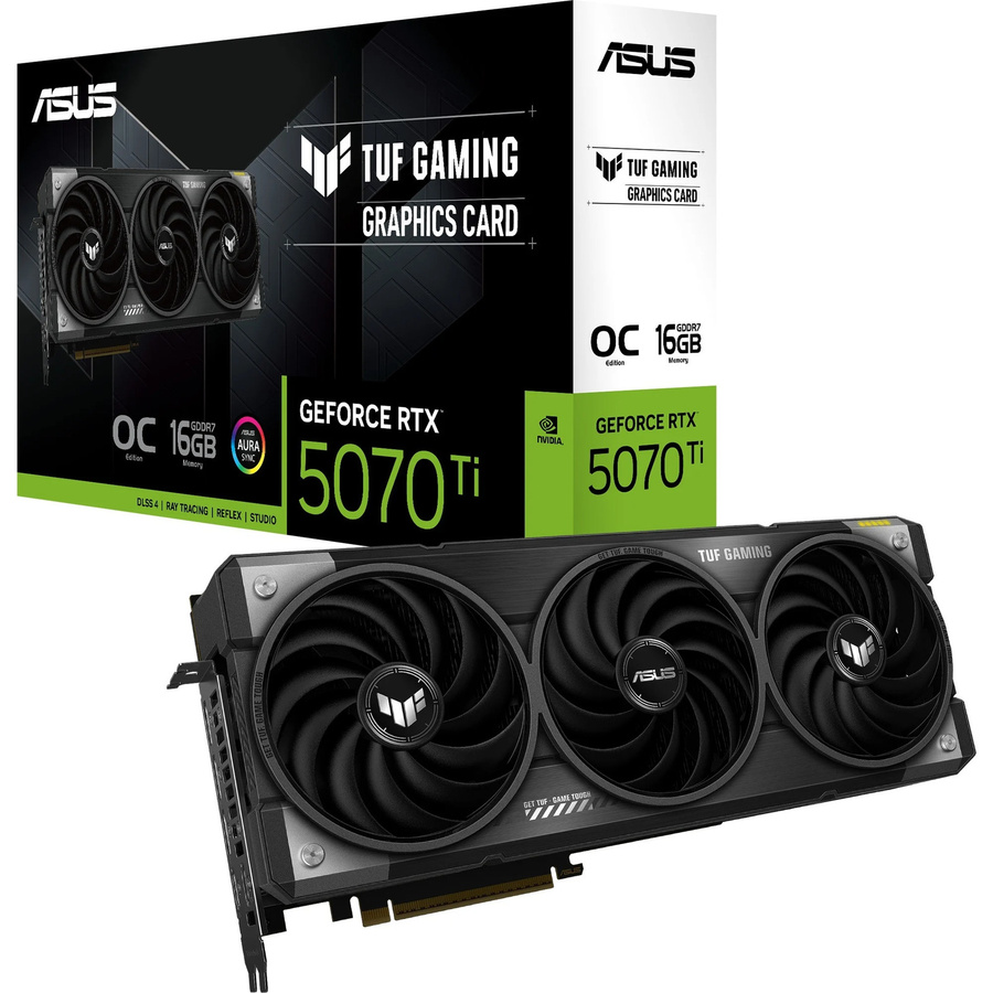 Asus TUF GAMING OC Nvidia GeForce RTX 5070 Ti Grafikkarte mit 16GB Speicher - Bild 1