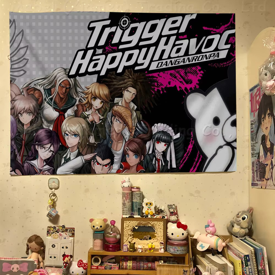Rastar Anime Danganronpa Wandbanner Textil Multicolor B: 70 cm, H: 50 cm - Bild 2