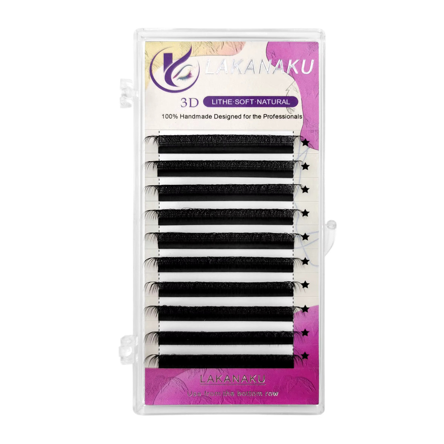 LAKANAKU W Style Flower Lash Wimpernverlängerung, Natürlich - Bild 6