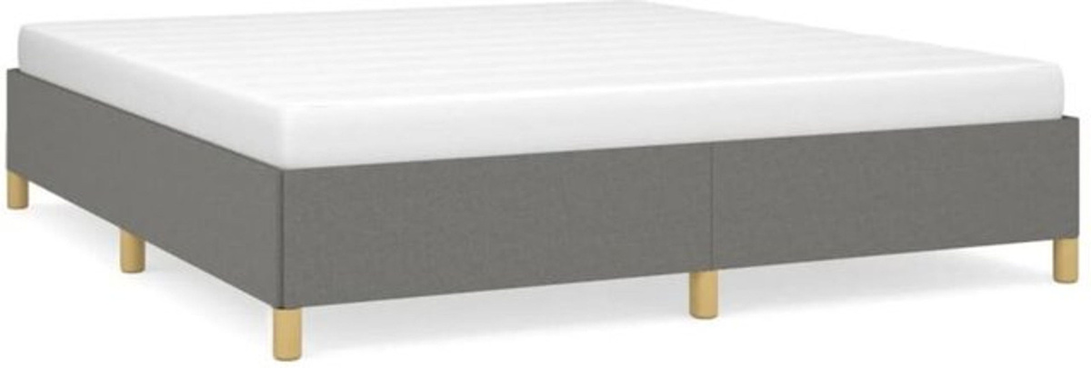 Vidaxl Polsterbett in Anthrazit aus Stoff und Holzwerkstoff, B/T: 160 x 200 cm - Bild 1
