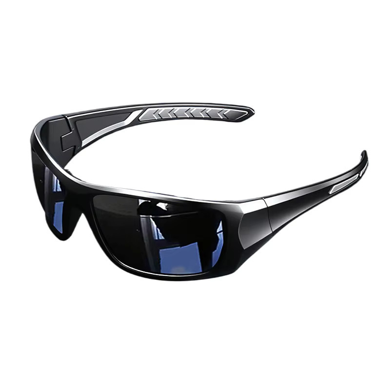 AWGSEE Sportsonnenbrille, Vollrand, Kunststoff, black, Unisex - Bild 2