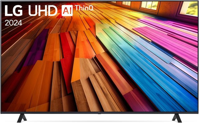 LG 75UT80006LA Smart TV mit LED-Technik, 4K Ultra HD, HDR und Sprachsteuerung, Schwarz, 189 cm (75") - Bild 1