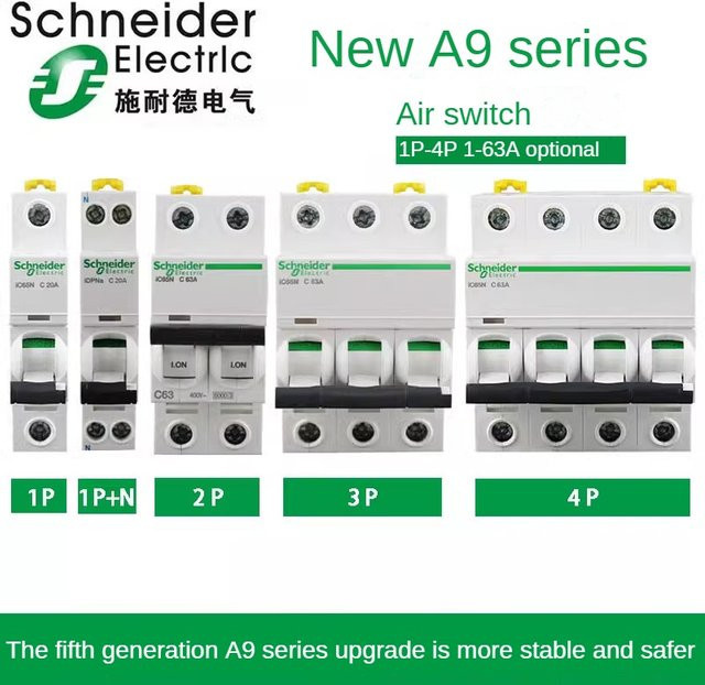 Schneider Electric MCB Leitungsschutzschalter IC65N C Miniatur-Schutzschalter in Weiß - Bild 1